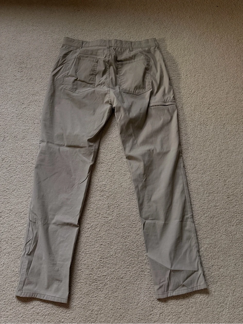 Men's Slim Straight Chinos - Taupe
